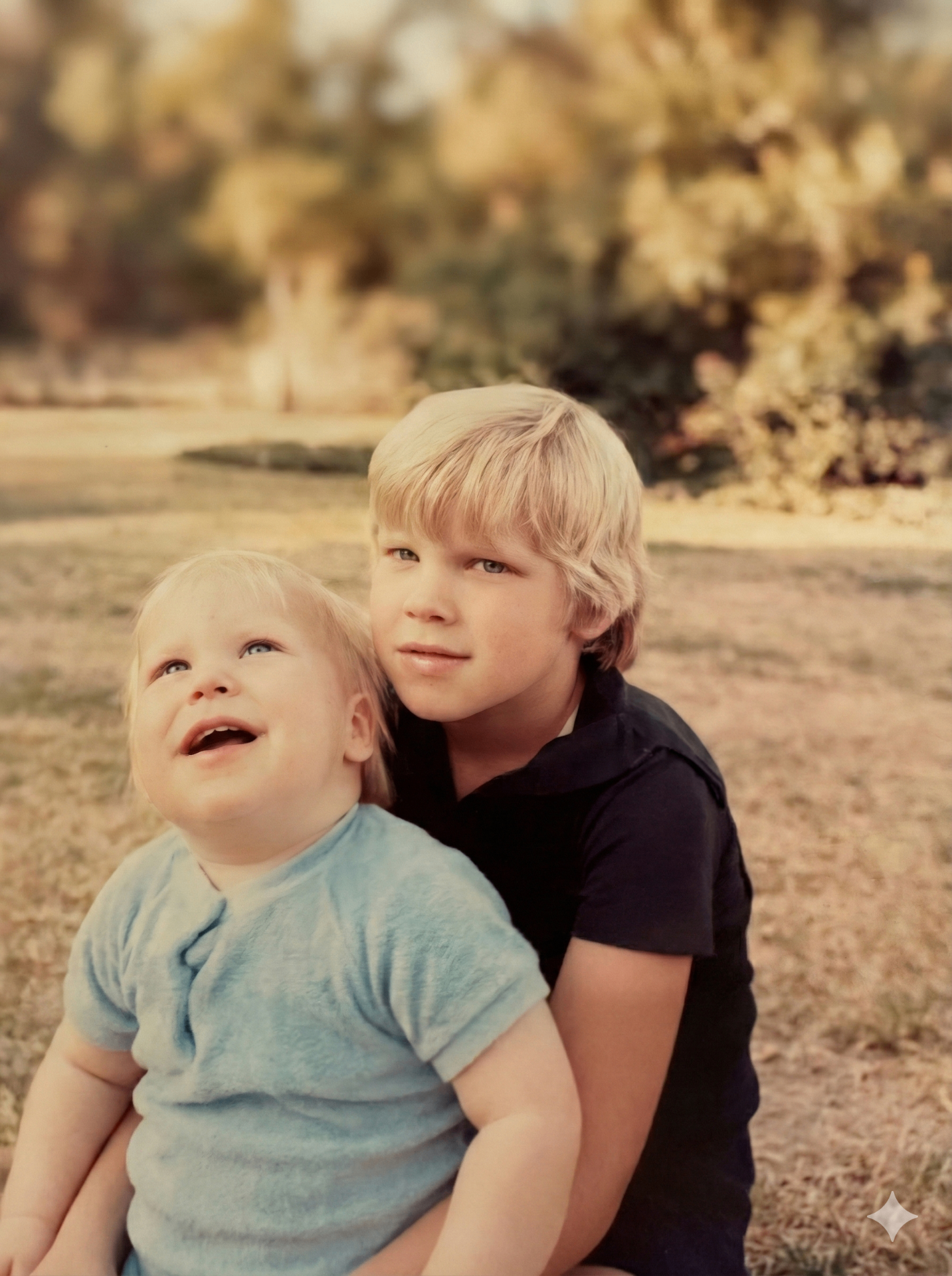 Clinton Phillips as a young boy growing up in South Africa