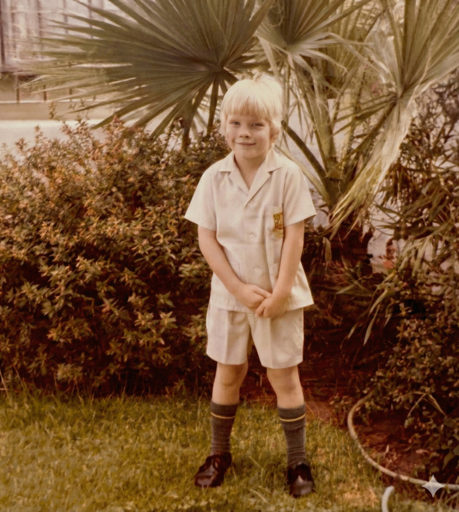 Clinton Phillips childhood family photo in South Africa